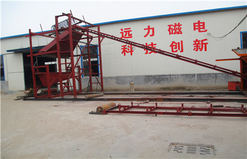 干式磁選機(jī)，上海CTG-7522干選磁選機(jī)_小型鐵礦石上海CTG-7522干選磁選機(jī)_工作原理 _選礦流程