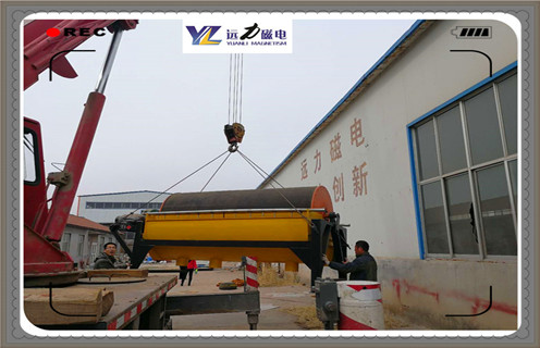 永磁筒式磁選機，湖北CTB-718永磁筒式磁選機優缺點_磁鐵如何分布_湖北CTB-718永磁筒式磁選機優缺點不吸鐵如何處理